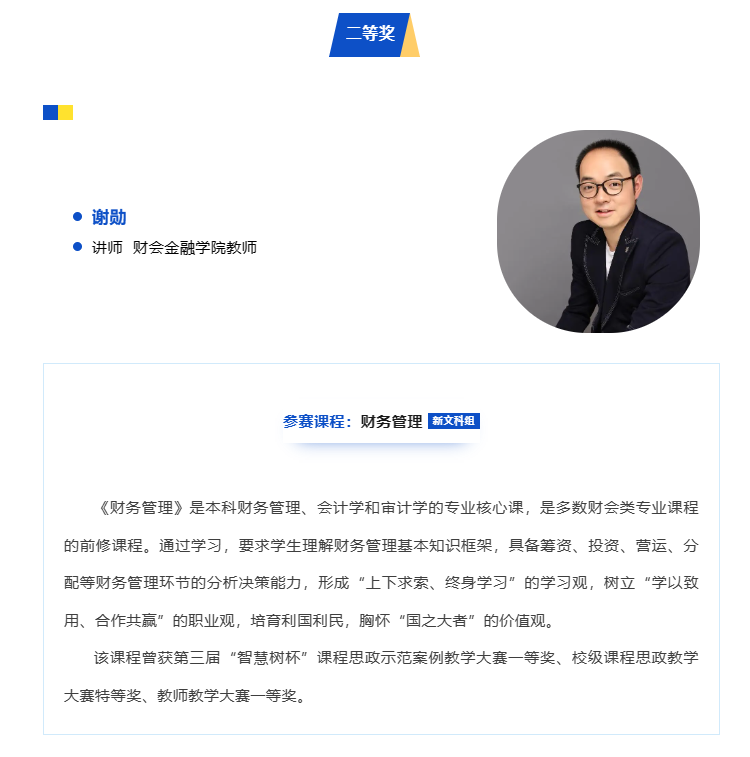1项一等奖，3项二等奖！经管教师在这个比赛中斩获佳绩 第 4 张